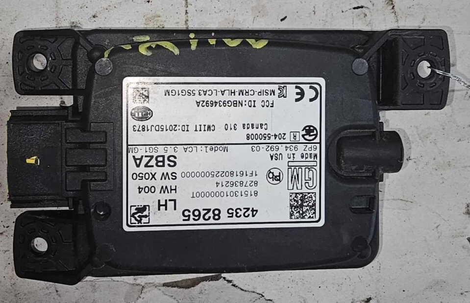 17-22 BUICK ENCORE radar unit blind spot alert rear LH 23163923 84121021 Foto 2 de 2