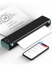 Phomemo M08F Portable Printers Wireless for Travel, Thermal Printer Support 8...