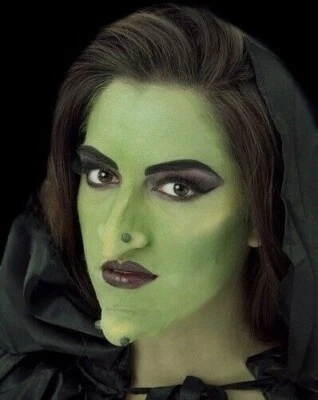Prótesis Bruja Látex Nariz Mentón Set Mujer Vieja Bruja Halloween FX Maquillaje Grande - Imagen 1 de 3