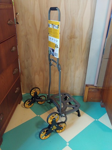 UpCart Versa Trolley Stair Climber ~Folds Flat, Up To 77 Lbs, Custom Fitted Bag - Picture 10 of 14