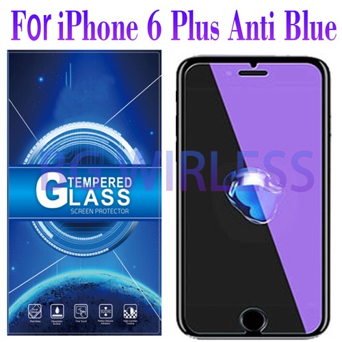 For iPhone 6/ 6s Plus Anti-Blue Light Tempered Glass Screen Protector FILM - Picture 10 of 11