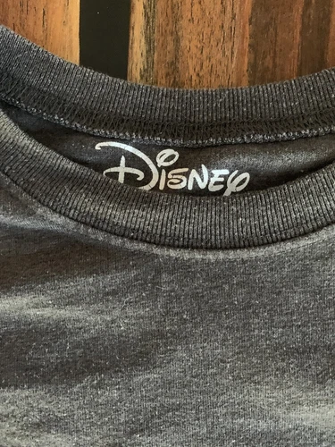 Disney Mickey Mouse Crop Top T Shirt. Women’s Size Medium. Grey