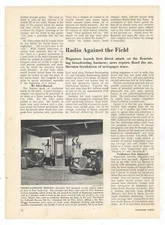 1935 Pic & Caption: Colonial Beacon Oil Co. New Turntable Gas Station, New York