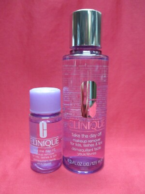 Clinique Take The Day Off Makeup Remover for Lids, Lashes & Lips~125mL+Bonus!~