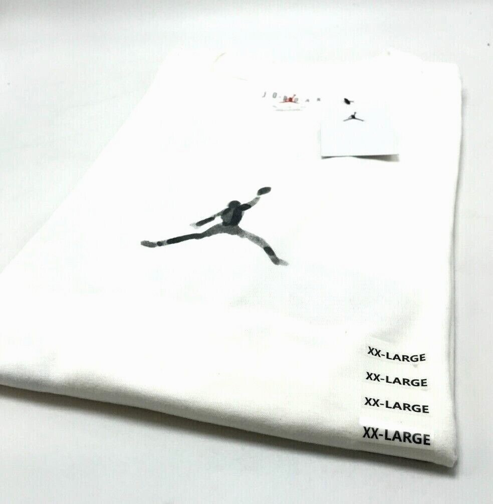 NEW* Men NIKE AIR JORDAN BRAND GRAPHIC Tee WHITE (FD7029 103), Sz