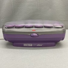 Conair Ion Shine Chv14IX Rollers 12 Hot Curlers Pageant Jumbo Velvet Rollers Set