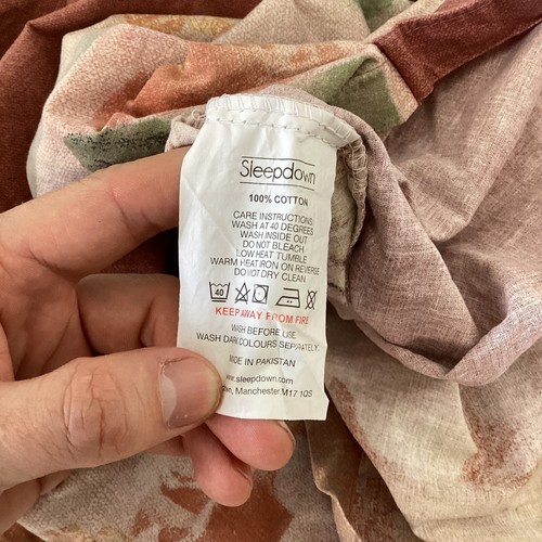 Sleepdown Multicolour Floral Botanical Single Duvet Cover Only Cotton - 第 4/4 張圖片