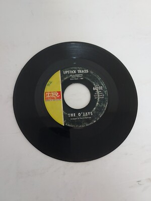 45 RPM Vinyl Record The O Jays Lipstick Traces on a Cigarette Rare Version  VG
