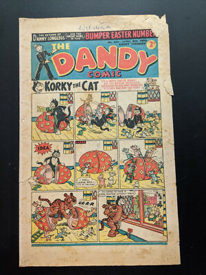 Dandy Comic No 437 April 8th 1950, Easter Issue.