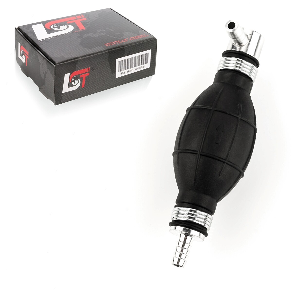 Outboard Fuel Tank Ball Pump Transfer Pump Right Angle Straight 8 mm