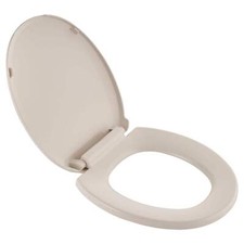 AMERICAN STANDARD 5259B.65BL.021 ROUND TOILET SEAT, SLOW CLOSE, BONE