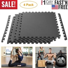 24"x24" EVA Foam Flooring Mat Tiles Home Fitness Exercise Workout Floor Mat