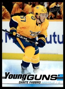 2019-20 Upper Deck Young Guns Dante Fabbro Nashville Predators #229