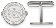 Sterling Silver Penn State University Crest Cuff Links by LogoArt