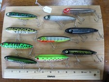 Heddon Leopard  Zara Spook fishing lure  X9255 NF & others   (lot#17729)