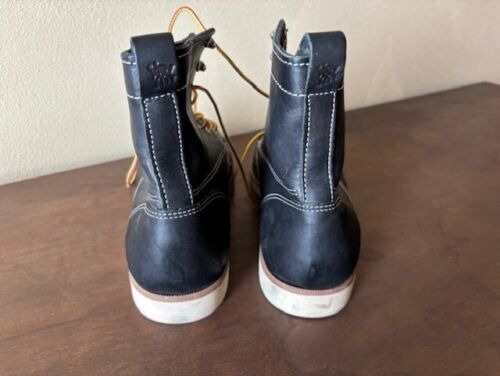Sebago Docksides Men's Black Genuine Leather Chukkas Boots Size US 11 EUR 45 - Picture 2 of 7