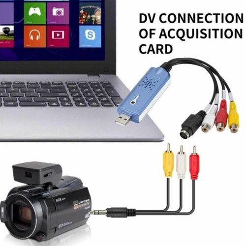 Plug and Play do Easycap USB 2.0 Easy Cap Audio Video Capture Adapter Zrób to sam Wielka Brytania - Zdjęcie 9 z 10