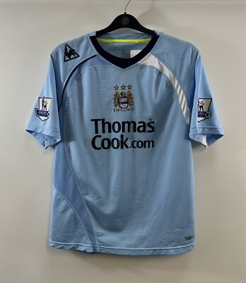 Manchester City Matchworn Jo 14 Home Shirt 2008/09 (L) Le Coq