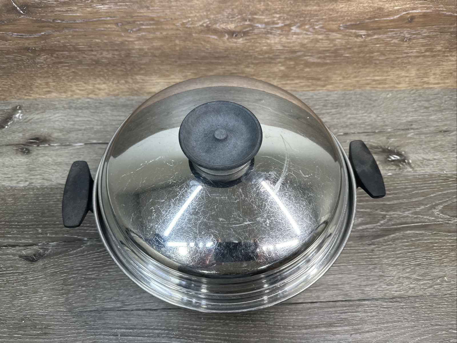 Chef's Ware Townecraft 6 Qt Multi Core Stainless Stock Bean Pot Dutch Oven & Lid eBay