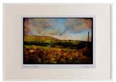 Irland Smaragd Insel 017063 Connamara Landschaft Aquarell Bilderrahmen