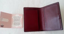 Portafogli / portadocumenti in pelle bordeaux  - Nuovo - Cangini Filippi