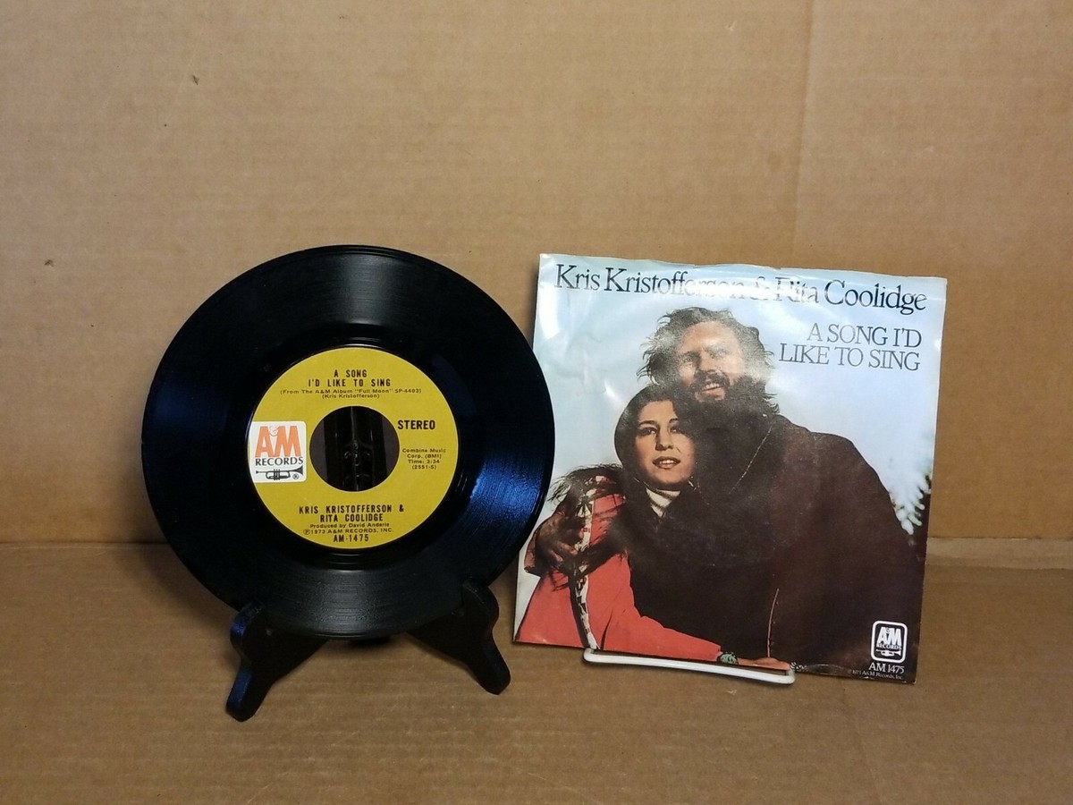 Kris Kristofferson & Rita Coolidge ‎A Song I'd Like To Sing (A&M