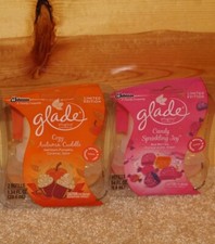 Glade PlugIns Scented Oil Refills LOT: Cozy Autumn Cuddle Candy Sprinkling Joy