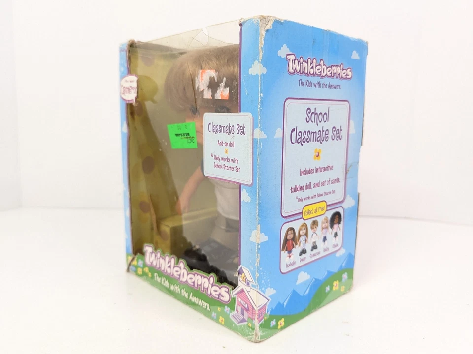 Twinkleberries Cameron Classmate Set Add On Doll Kids w/Answers Toys R Us 2004 N - Image 2 of 4