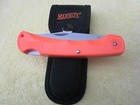  Marbles Brushy Mountain Orange Lockback Folder. 8" Open.  4” Surgical Blade  — photo 6