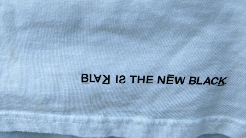 Rocawear Blak S/S White Graphic T-Shirt Mens Size Large The Future Belongs To Us - Picture 8 of 9