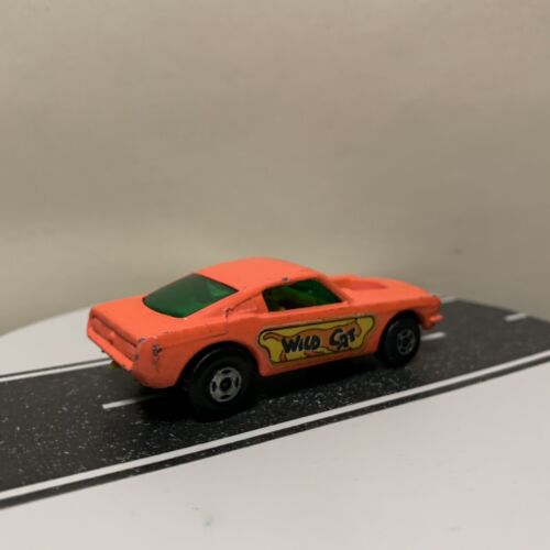 Matchbox Lesney Superfast No. 8 Mustang Wildcat Dragster Fluorescent Pink/Orange - Picture 9 of 21