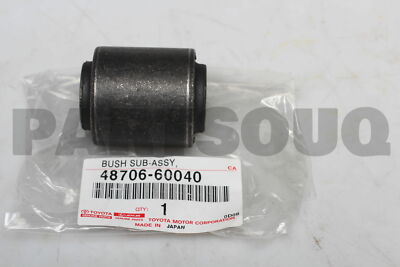 4870660040 Genuine Toyota BUSH SUB-ASSY, REAR LATERAL CONTROL ROD