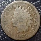 1868 Indian Head Penny