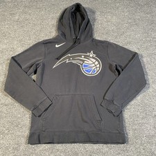 Orlando Magic Nike Hoodie Mens Medium Faded Black Retro Graphic NBA Basketball