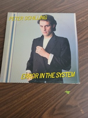 Peter Schilling - Error In The System Elektra 9 60265-1 1983 Lp 1st Press EX