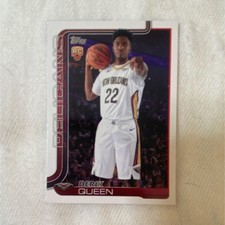 Topps 2025-26 Derik Queen Rookie #213 New Orleans Pelicans Basketball Card