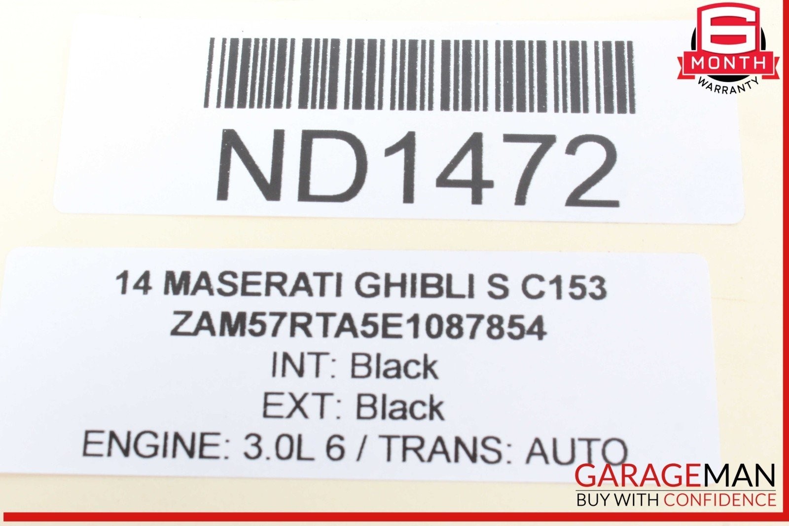 Maserati Ghibli 2014-2020 LEFT Turbocharger