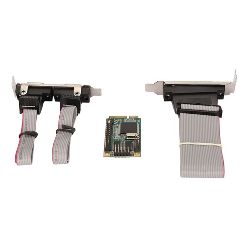 Mini PCIe Combo Serielle Parallele Erweiterungskarte 6Gbs 2 RS 232 Port 1 D KUI - Photo 13/22