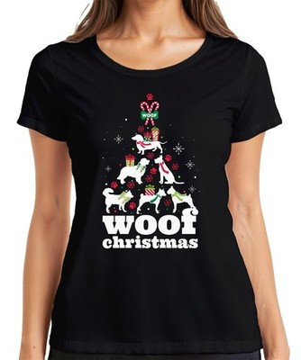 Woof Christmas Hunde Weihnachtsbaum Hundebesitzer - Weihnachten Weihnachtsgesche