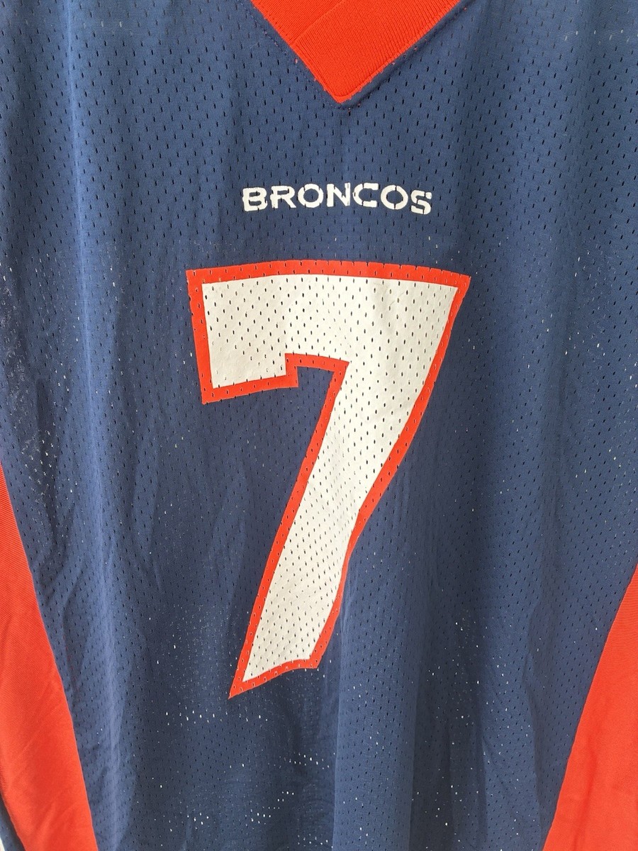 Vintage Denver Broncos John Elway #7 Blue Nike Team Sports NFL