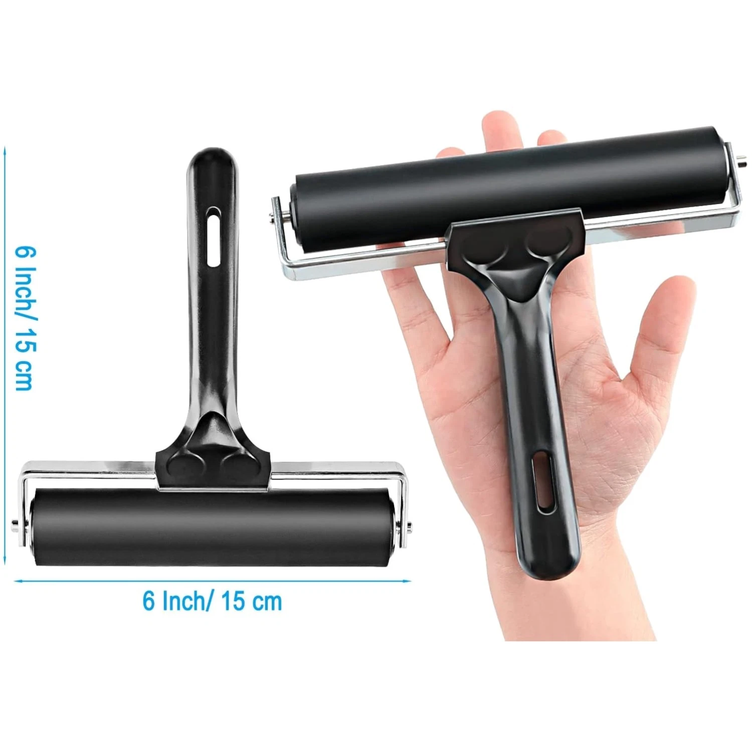 Durable Rubber Stamping Tool - 6-Inch Anti Skid Tape