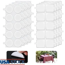 80pcs Double Sided Mounting Tape Strong Adhesive Removable Waterproof Dots Clips