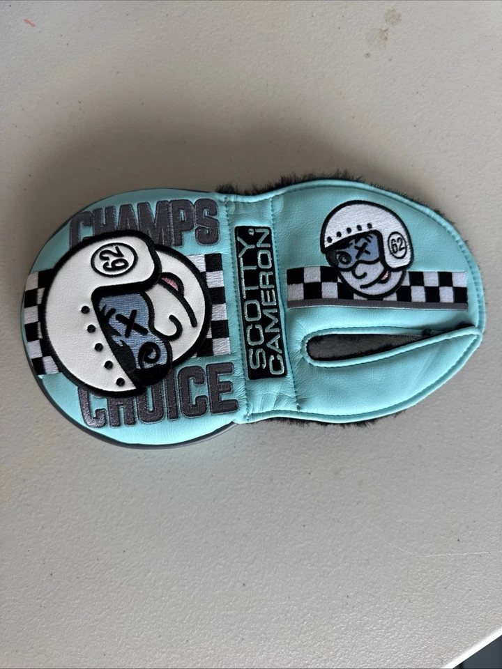 Scotty Cameron Champs Choice Light Blue Custom Shop Mid Round Putter Headcover - Image 3 of 3