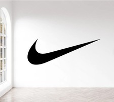 NIKE Tick Wall Art Sticker Large Decal Mural 8 colours Black Red White UK SELLER