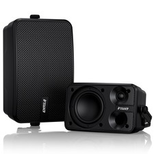400W Outdoor Wireless Bluetooth Speakers Wall Mount Pair Ivory