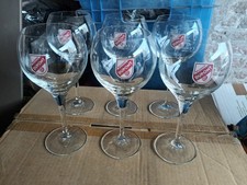 Lot de 6 jolis verres à bière " DUPONT " 33cl