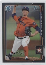 2015 Bowman Draft Chrome Asia Exclusive Black Refractor Thomas Eshelman #55 0b3