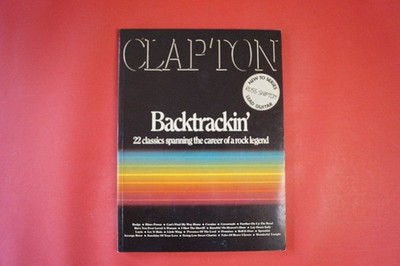 Eric Clapton - Backtrackin .Songbook Notenbuch .Piano Vocal Guitar PVG