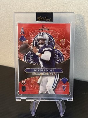 Dak Prescott / Jalen Hurts 2026 Wild Card 5 Card Draw Stacked Deck B2B 1/1