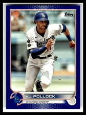 2022 Topps #608 A.J. Pollock Royal Blue